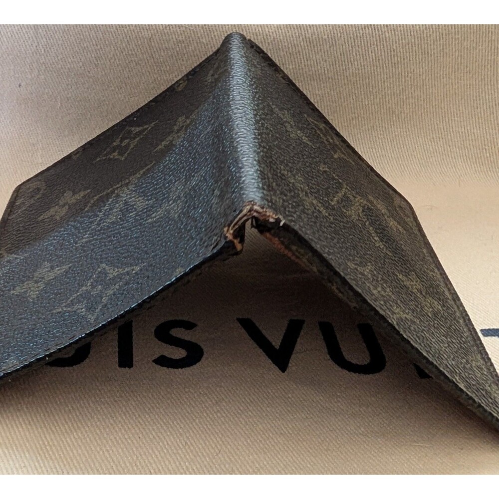 LOUIS VUITTON Monogram Card Holder Vintage 1985 Authentic 851 - Picture 6 of 7